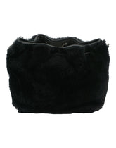 Bolsa de ombro e alça superior em couro preto Jimmy Choo